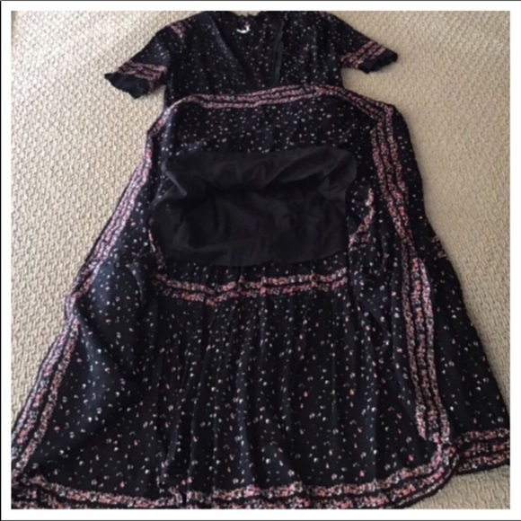 Free People Rare Feeling Ditsy Print Maxi.  NWT. - Picture 8 of 8